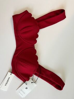 Marysia Swim Scalloped Bikini Top - NWT  Will Drop by $10 if bought by 7/1